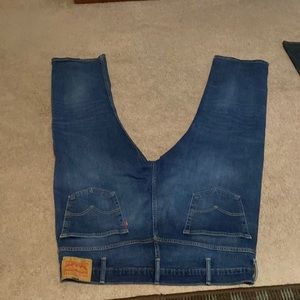 Levi’s 569 Loose Straight Fit Jeans Mens 38x30 Blue Medium Wash Denim